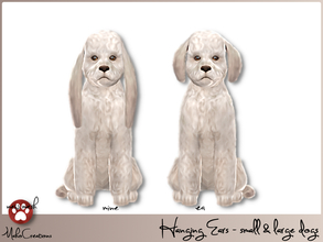 Sims 4 — Hanging Ears - large dog by MahoCreations — 