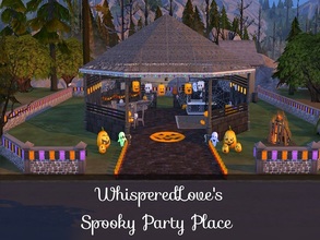 Sims 4 — Spooky Party Place by WhisperedLove — The perfect venue for any spooky-themed event that your sim may wish to