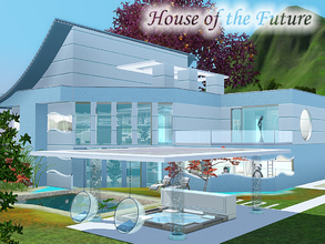 Sims 3 — House of the Future 2 by Sims_House — House of the Future 2 This is an unusual in the exterior and interior of