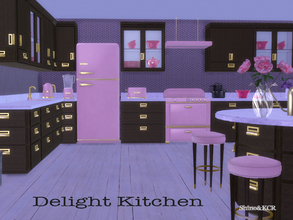 Sims 4 — Kitchen Delight by ShinoKCR — Fancy Kitchen Furniture that is for a Fairy..... Part of the Delight Series -2