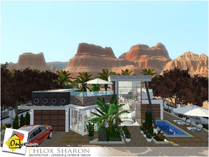 Sims 3 — Phlox Sharon by Onyxium — On the first floor: Living Room | Dining Room | Kitchen | Bathroom | Adult Bedroom |