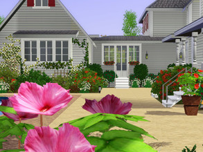 Sims 3 — Camilla Cottage by sgK452 — Cottage with several outbuildings, gazebo and pool. empty house, garden decoration