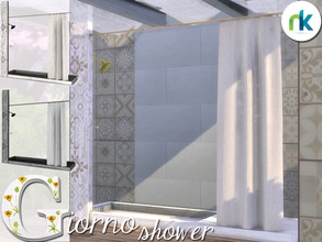 Sims 4 — Nikadema Giorno Shower by nikadema — This shower is so special to me. I specially wanted to create some