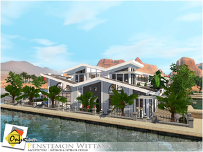 Sims 3 — Penstemon Wittana by Onyxium — On the first floor: Living Room | Dining Room | Kitchen | Bathroom On the second