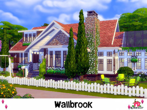 Sims 4 — Wallbrook - Nocc by sharon337 — Wallbrook is a Family Home built on a 30 x 30 lot in Newcrest. Value $142,320 It