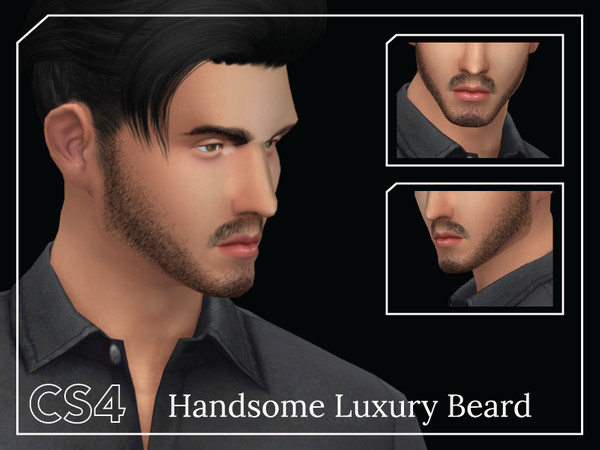Sims 4 — CS4 - Handsome Luxury Beard by Choi_Sims_4 — FacialHair Beard Male - Teen to Elder Available in 5 colors