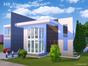 Sims 4 — MB-New_in_Town by matomibotaki — Modern and stylish family home with all luxury your Sims like. Details: Stylish