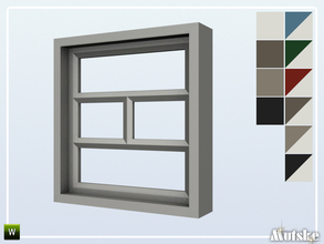 Sims 4 — Hook Window Privat 1x1 by Mutske — This window is part of the Hook Constructionset. Made by Mutske@TSR. 