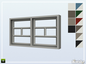 Sims 4 — Hook Window Privat 2x1 by Mutske — This window is part of the Hook Constructionset. Made by Mutske@TSR. 