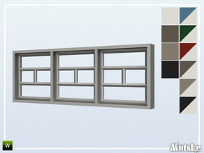Sims 4 — Hook Window Privat 3x1 by Mutske — This window is part of the Hook Constructionset. Made by Mutske@TSR. 