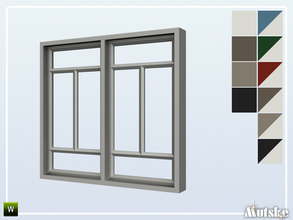 Sims 4 — Hook Window Counter 2x1 by Mutske — This window is part of the Hook Constructionset. Made by Mutske@TSR. 