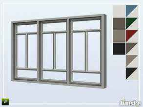 Sims 4 — Hook Window Counter 3x1 by Mutske — This window is part of the Hook Constructionset. Made by Mutske@TSR. 