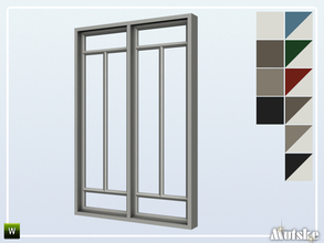 Sims 4 — Hook Window Tall 2x1 by Mutske — This window is part of the Hook Constructionset. Made by Mutske@TSR. 