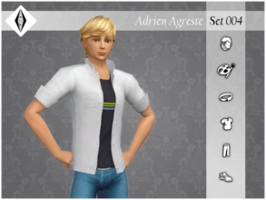 Sims 4 — Adrien Agreste - Set004 by AleNikSimmer — THIS IS THE FULL SET. -TOU-: DON'T reupload my items as yours. DON'T
