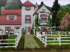 Sims 3 — La Maison des Animaux empty by sgK452 — Big house empty 4 bedrooms upstairs and 3 bathrooms, nursery. Large