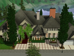 Sims 3 — Good Life House by RachelDesign — From this house the Sims are going to open an astonishing view of the city or