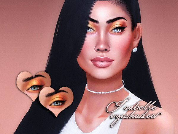 Sims 4 — Isabelle Eyeshadow by KatVerseCC — Beautiful and colorful eyeshadow for your sims. 15 different color choices