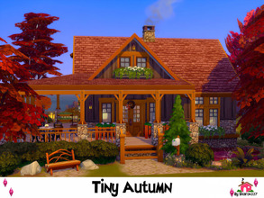 Sims 4 — Tiny Autumn - Nocc by sharon337 — Tiny Autumn is a Small Home built on a 20 x 20 lot. Value $74,356 It has 1