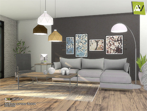Sims 4 — Neptun Living Room by ArtVitalex — - Neptun Living Room - ArtVitalex@TSR, Aug 2018 - All objects three has a