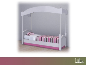 Sims 4 — Harper Kids Single Bed  by Lulu265 — Part of the Harper Kids Bedroom Set 