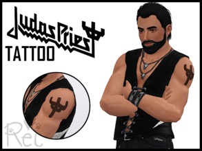Sims 3 — [Rei] Judas Priest Tattoo by -Rei- — Judas Priest Tattoo for your metalhead sims!