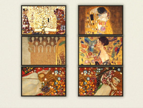 Sims 3 — MZ_Gustav Klimt Poster by missyzim — Paintings by Gustav Klimt.