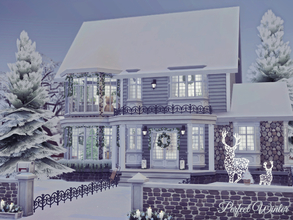 Sims 4 — Perfect Winter by Sooky2 — You can spend the perfect winter in this beautiful and cozy house! The color palette