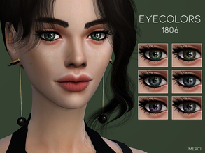 Sims 4 — Eyecolors 1806 by -Merci- — 6 colours. Unisex. Have Fun!