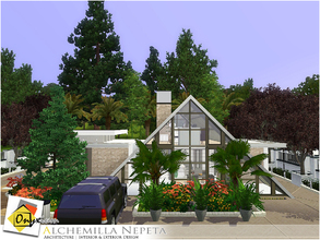 Sims 3 — Stemon Laces by Onyxium — On the first floor: Living Room | Dining Room | Kitchen | Bathroom | Park Space On the