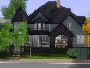Sims 3 — Archelon House by RachelDesign — This is a small (30x30) and very cozy classic Victorian house. Outdoor living,