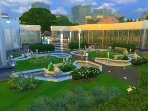 Sims 4 — Waterpark by Satji — This is a big park with water as the main theme. I let a lot of space to have an impression
