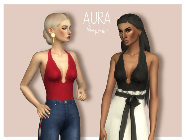 Sims 4 — Aura Bodysuit by laupipi2 — New bodysuit coming in 8 colours! Hope you like it!!!