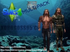 Sims 4 — Justice League Aquaman Multipack by xdbogoss95 — Permission to come aboard? Dive into the skin of the king of