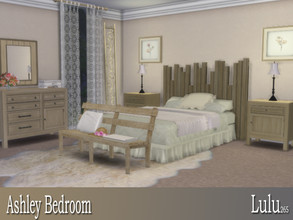 Sims 4 — Ashley Bedroom Set by Lulu265 — Embrace the country feel with this farm style bedroom , Add style an unusual