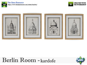 Sims 3 — kardofe_Berlin Room_Pictures by kardofe — Four Framed Prints of Cathedrals of Europe