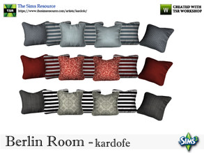 Sims 3 — kardofe_Berlin Room_Sofa cushions by kardofe — Set of seven cushions to place on the sofa