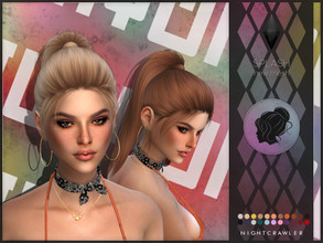Sims 4 — Nightcrawler-Splash by Nightcrawler_Sims — NEW HAIR MESH T/E Smooth bone assignment All lods 22colors Works with