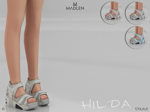 Sims 4 — Madlen Hilda Shoes by MJ95 — Mesh modifying: Not allowed. Recolouring: Allowed. (Please add original link in the