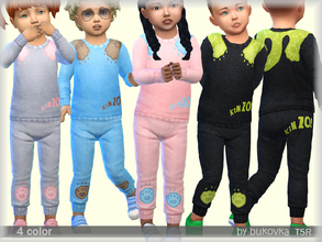 Sims 4 — Set Toddler by bukovka — A set of clothes for kids of both sexes. It is installed autonomously, 4 variants of