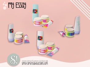 Sims 4 — My Essay paints by SIMcredible! — by SIMcredibledesigns.com available at TSR 2 colors variations