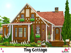 Sims 4 — Tiny Cottage - Nocc by sharon337 — Tiny Cottage is a Small Home built on a 20 x 15 lot. Value $65,351 It has 1