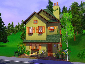 Sims 3 — Mon Reve by sgK452 — Small house 6x6 on a plot 10x10, comfortable and intimate for a young couple who works