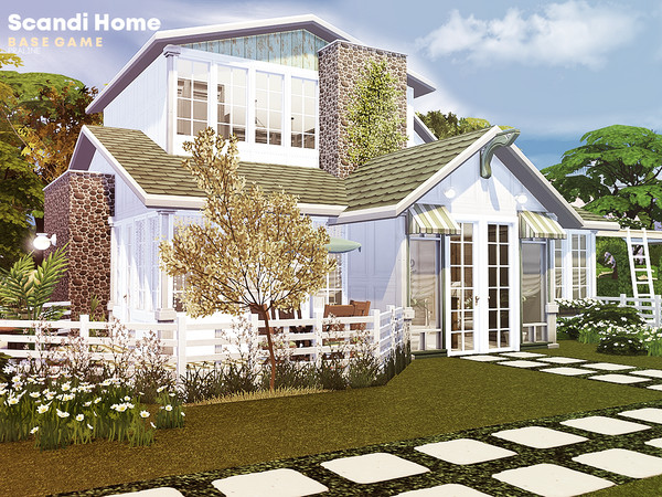 Sims 4 — Scandi Home by Pralinesims — By Pralinesims