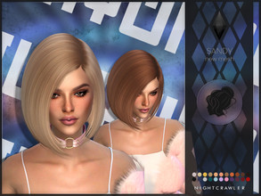 Sims 4 — Nightcrawler-Sandy by Nightcrawler_Sims — NEW HAIR MESH T/E Smooth bone assignment All lods 22colors Works with