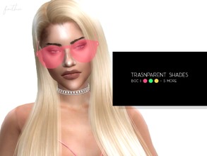 Sims 4 — Transparent Shades by fvithii by fvithii_sims — Base game compatible New mesh All LODs 