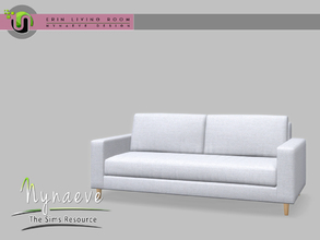 Sims 4 — Erin Loveseat by NynaeveDesign — Erin Living - Loveseat Located in: Comfort - Loveseats Price: 122 Tiles: 2x1