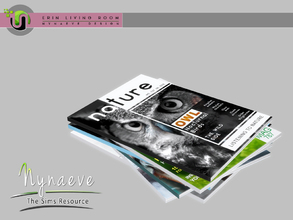 Sims 4 — Erin Magazines by NynaeveDesign — Erin Living - Magazines Decor - Misc Decor Decor - Clutter Price: 226 Tiles: