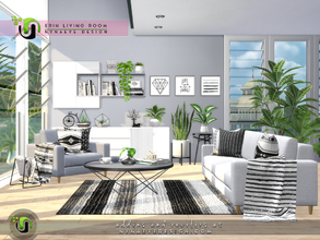 Sims 4 — Erin Living Room by NynaeveDesign — It's time to give your sim's living room a refresh. Whether you're going for