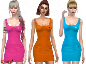 Sims 4 — Sport Dress by RedCat — - 12 Different Colors - Mesh by RedCat