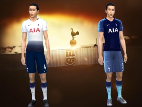 Sims 4 — Tottenham Hotspur FC Kit 2018/19 Fitness needed by RJG811 — Tottenham Hotspur FC Kit 2018/19 Jerseys (updated